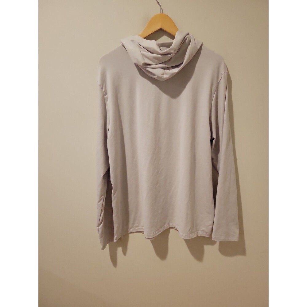 Alo Yoga Conquer Reform Hooded Sweatshirt Size Mens XL Bone Soft Cozy Athletic - Picture 4 of 7